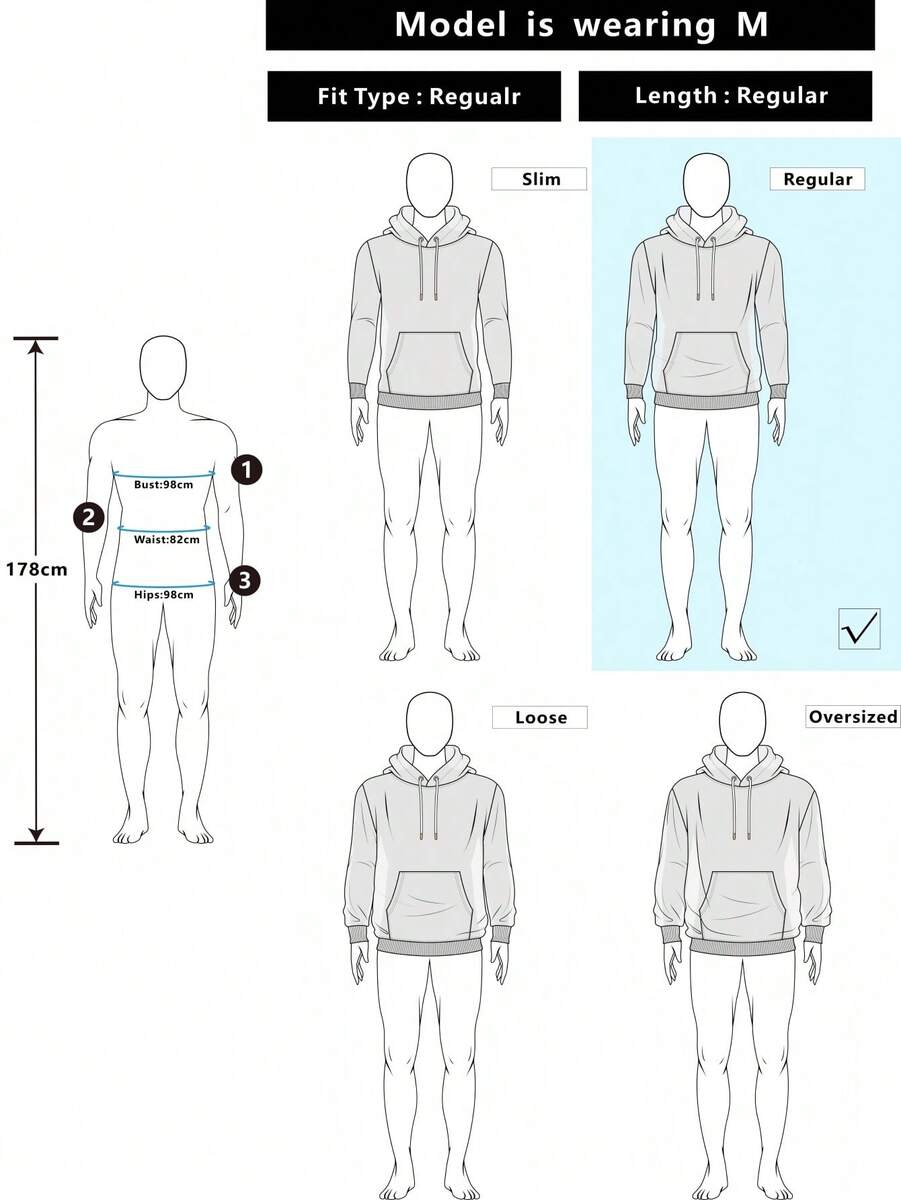 Manfinity Homme Herren Pullover mit Buchstaben-Muster, Rundhalsausschnitt, Langarm, Lässig Sweatshirt, Herbst/Winter Grau Grafik Sweatshirt Grau Sweatshirt Groessenberater 6